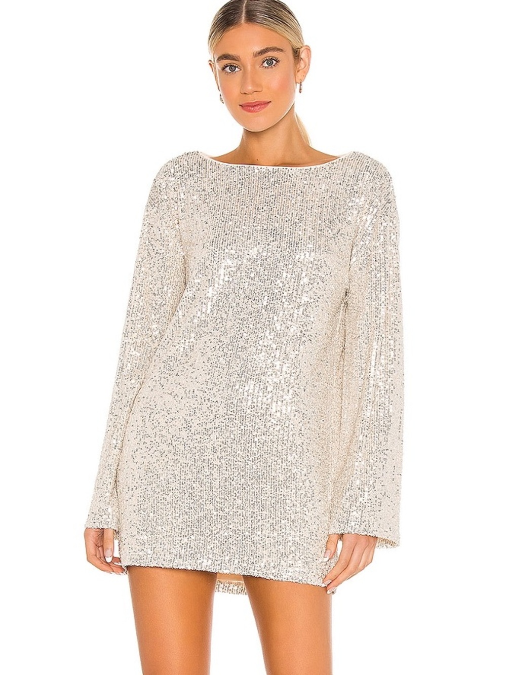 Coco Tunic Dress in Silver